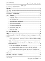 Tìm hiểu công tác lưu trữ  tại văn phòng HĐNDUBND huyện văn chấn