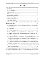 VĂN HÓA CÔNG SỞ TẠI VĂN PHÒNG ĐĂNG KÝ QUYỀN SỬ DỤNG ĐẤT CỦA UBND HUYỆN NGHI LỘC