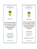 Quản lý chất lượng quá trình sản xuất của xí nghiệp xây lắp khảo sát và sửa chữa công trình khai thác dầu khí liên doanh ViệtNga Vietsovpetro