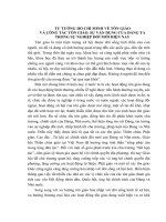 TƯ TƯỞNG hồ CHÍ MINH về tôn GIÁO và CÔNG tác tôn GIÁO  sự vận DỤNG của ĐẢNG TA TRONG sự NGHIỆP đổi mới HIỆN NAY