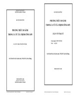 PHƯƠNG THỨC SO SÁNH TRONG CA TỪ CỦA TRỊNH CÔNG SƠN