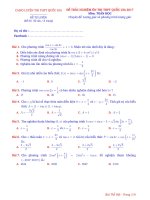 50 câu trắc nghiệm chuyên đề lượng giác   Bùi Thế Việt