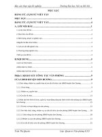 Tìm hiểu về tổ chức công tác văn thư ở UBND huyện sơn dương