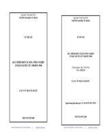 Quá trình hợp tác hóa nông nghiệp ở thái nguyên (từ 1958 đến 1990)