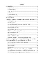 THỰC TRẠNG GIẢI QUYẾT THỦ TỤC HÀNH CHÍNH THEO CƠ CHẾ MỘT CỬA TẠI UBND XÃ LIÊN TRUNG