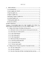 Công tác soạn thảo văn bản quản lý tại Cục Trồng trọt – Bộ Nông nghiệp và phát triển nông thôn _ Thực trạng và giải pháp