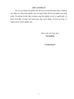 Báo cáo môn Phương pháp Nghiên cứu khoa học: Công tác lưu trữ tại Công ty Bảo Việt Life