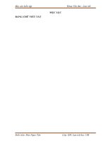 THỰC TRẠNG CÔNG TÁC VĂN THƯ LƯU TRỮ của Quận ủy Long Biên.