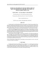 ĐÁNH GIÁ ỔN ĐỊNH QUÁ ĐỘ HỆ THỐNG ĐIỆN SỬ DỤNG MÔ HÌNH ĐẲNG TRỊ MỘT MÁY PHÁT VÀ  MẠNG NƠ-RON NHÂN TẠO