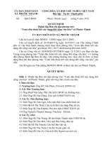 Quyết định thành lập ban chỉ đạo phong trào toàn dân đoàn kết xây dựng đời sống văn hóa xã.