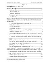 THỰC TRẠNG VỀ CHẤT LƯỢNG ĐỘI NGŨ CÁN BỘ, CÔNG CHỨC HUYỆN ỦY HUYỆN MỸ ĐỨC, THÀNH PHỐ HÀ NỘI