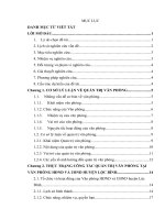 Nâng cao hiệu quả công tác quản trị văn phòng tại Văn phòng HĐND và UBND huyện Lộc Bình, tỉnh Lạng Sơn