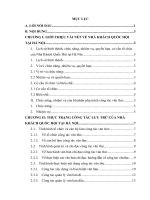 THỰC TRẠNG CÔNG TÁC LƯU TRỮ CỦA NHÀ KHÁCH QUỐC HỘI TẠI HÀ NỘI