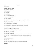 Tình huống số 4: Phân tích môi trường bên trong của công ty Thiên Minh