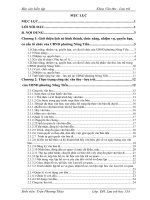 Thực trạng công tác văn thư  lưu trữ của UBND phường Nông Tiến