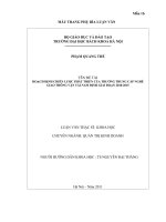 HOẠCH ĐỊNH CHIẾN LƯỢC PHÁT TRIỂN CỦA TRƯỜNG TRUNG CẤP NGHỀ GIAO THÔNG VẬN TẢI NAM ĐỊNH GIAI ĐOẠN 2010-2015
