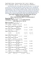 Trắc nghiệm Toán 12 Chương 1 full có đáp án