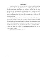 Báo cáo kiến tập quản trị văn phòng tại phòng Nội vụ huyện Chợ Đồn tỉnh Bắc Kạn