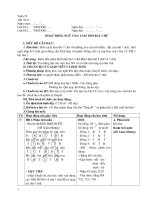 GIÁO ÁN NGỮ VĂN 8 TUẦN 19 CHUẨN