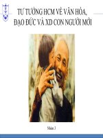 TƯ TƯỞNG hồ CHÍ MINH về đạo đức FULL