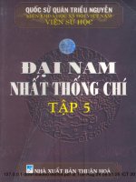 Dai nam nhat thong chi   TAP 5 