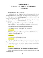 TÀI LIỆU TẬP HUẤN CÔNG TÁC TÀI CHÍNH - KẾ TOÁN QUỸ BTTE THÁNG 4/2016