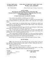 Quyết định ban hành quy chế hoạt động của Ban chỉ đạo giảm nghèo xã.