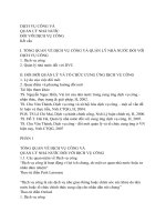 Dịch vụ công - Quản trị địa phương.