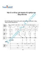 mot so so do hay giai nhanh trac nghiem dao dong dieu hoa