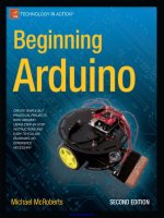 beginning arduino 2nd edition