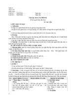 GIÁO ÁN NGỮ VĂN 8 TUẦN 9 CHUẨN