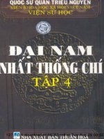 Dai nam nhat thong chi   TAP 4 