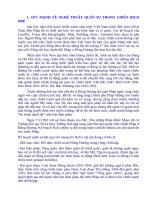 NGHỆ THUẬT QUÂN sự VIỆT NAM TRONG CHIẾN THẮNG điện BIÊN PHỦ và 30 4   NHỮNG vấn đề về xây DỰNG nền QUỐC PHÒNG TOÀN dân HIỆN NAY