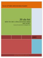 30 bai tổ chức công sở hanh chinh nha nuoc