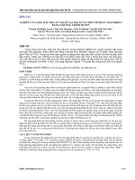 NGHIÊN cứu LIỀU hấp THỤ từ NGUỒN xạ TRỊ áp sát đối với PHAN TOM MIRD 5 BẰNG CHƯƠNG TRÌNH MCNP5 