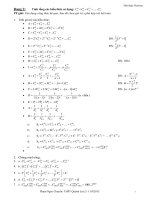 các dạng bài tập nhị thức niu tơn