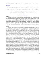 XÁC ĐỊNH HOẠT độ PHÓNG xạ của các ĐỒNG vị 238u, 232TH, và 40k TRONG các mẫu đất ở đắk lắk DÙNG hệ PHỔ kế GMX 