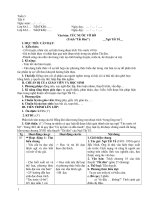 GIÁO ÁN NGỮ VĂN 8 TUẦN 3 CHUẨN