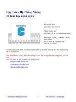 Lập trình hệ thống nhúng với ngôn ngữ C.