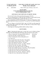 Quyết định thành lập đội phòng cháy và chữa cháy cơ quan UBND xã.