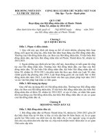 Quy chế hoạt động của Hội đồng nhân dân xã nhiệm kỳ 2016 2021.