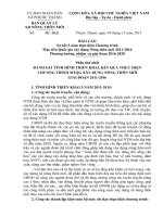 BÁO CÁO SƠ KẾT THỰC HIỆN CHƯƠNG TRÌNH MTQG NÔNG THÔN MỚI 5 NĂM 2011 2015