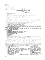 GIÁO ÁN NGỮ VĂN 8 TUẦN 8 CHUẨN