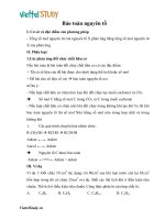 Hoá bảo toàn nguyên tố (tài liệu hay, khó tìm)