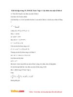 Giải bài tập trang 19, 20 SGK Toán 7 tập 1: Lũy thừa của một số hữu tỉ