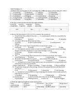 Sach bai tap thi diem Anh 8 TEST YOURSELF 4