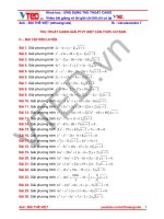 casio bai 3 THỦ THUẬT CASIO GIẢI PTVT một căn THỨC cơ bản 