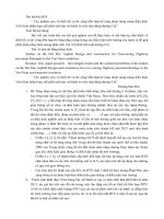 Tên bài báo KH- cac nghien cuu ve thiet ke thi cong hon hop BTN nong trong dk Viet Nam