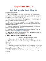 SOẠN SINH học 11   bài sinh sản hữu tính ở động vật 