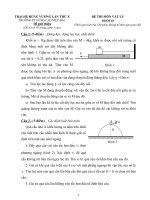 Vat li 10 thpt vùng cao VB Đề thi, đáp án (đề xuất) trại hè hùng vương